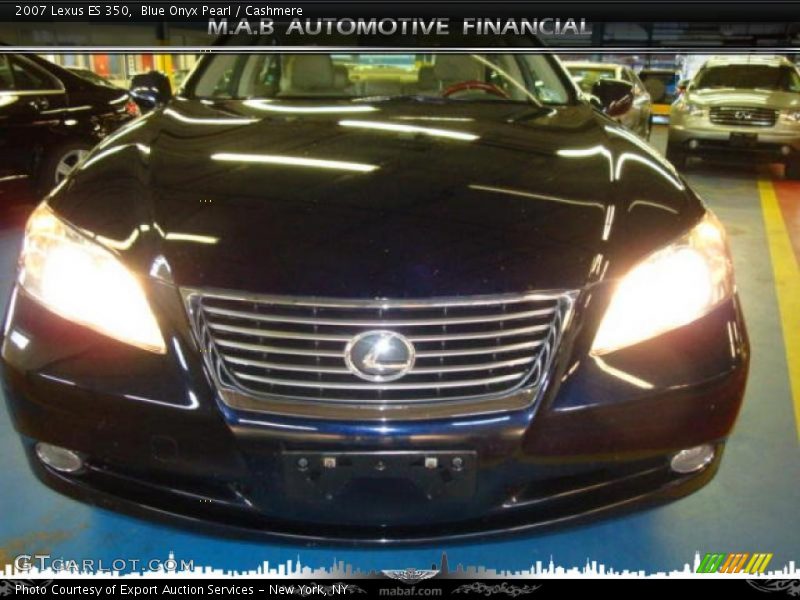 Blue Onyx Pearl / Cashmere 2007 Lexus ES 350