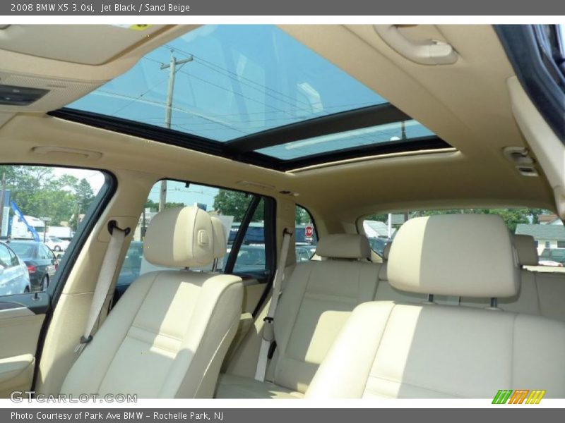 Jet Black / Sand Beige 2008 BMW X5 3.0si