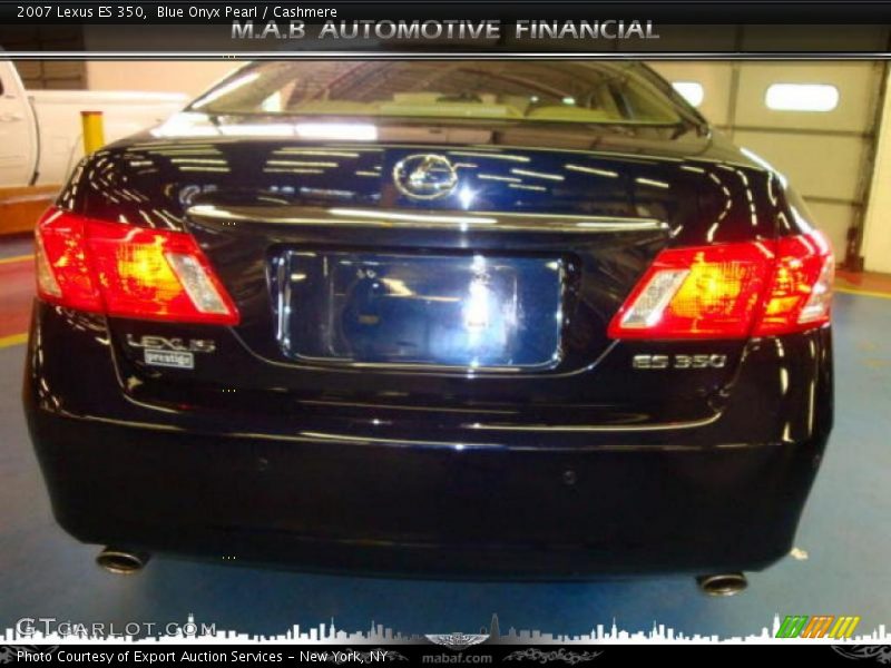 Blue Onyx Pearl / Cashmere 2007 Lexus ES 350