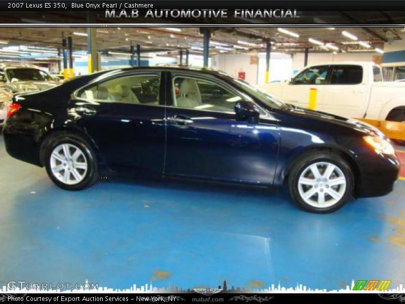 Blue Onyx Pearl / Cashmere 2007 Lexus ES 350