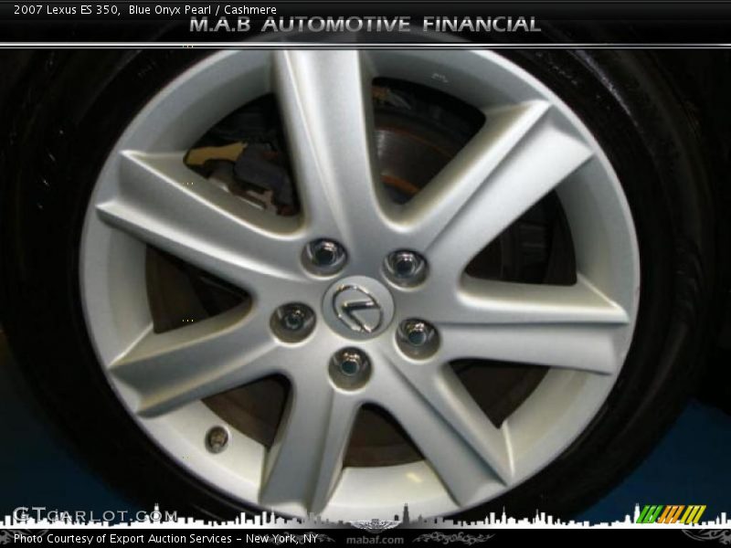 Blue Onyx Pearl / Cashmere 2007 Lexus ES 350