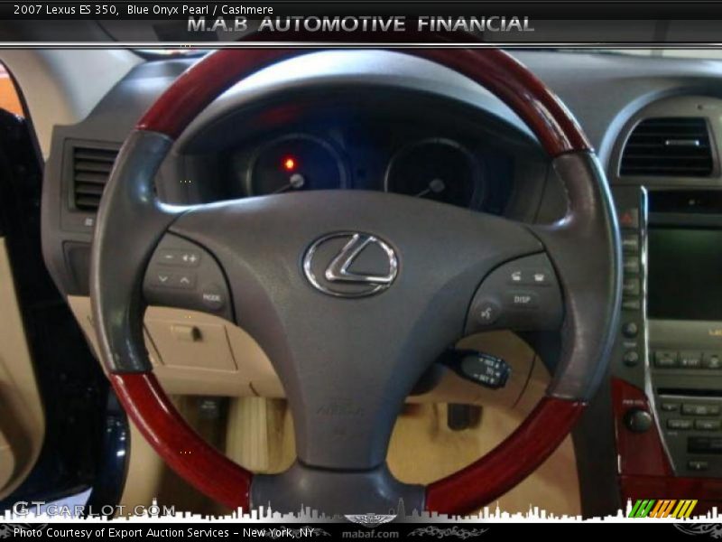 Blue Onyx Pearl / Cashmere 2007 Lexus ES 350
