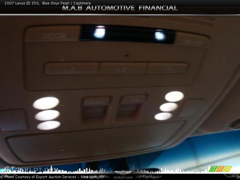 Blue Onyx Pearl / Cashmere 2007 Lexus ES 350