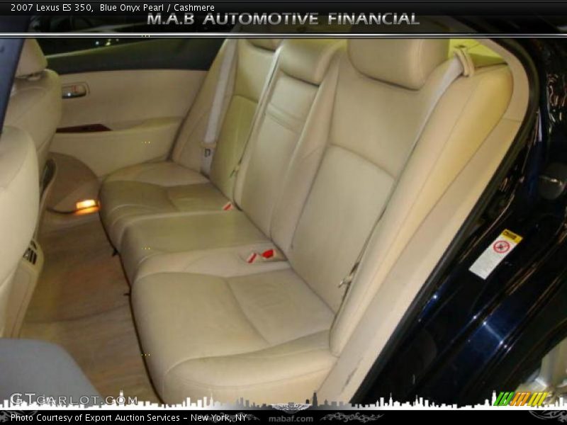 Blue Onyx Pearl / Cashmere 2007 Lexus ES 350