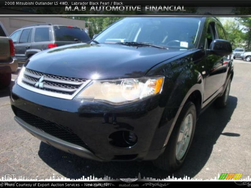 Labrador Black Pearl / Black 2008 Mitsubishi Outlander LS 4WD