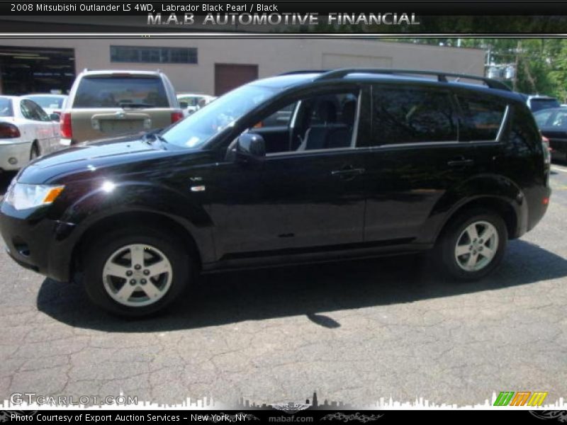 Labrador Black Pearl / Black 2008 Mitsubishi Outlander LS 4WD