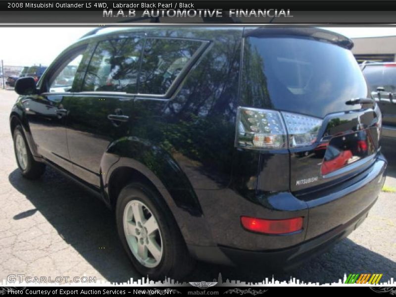 Labrador Black Pearl / Black 2008 Mitsubishi Outlander LS 4WD