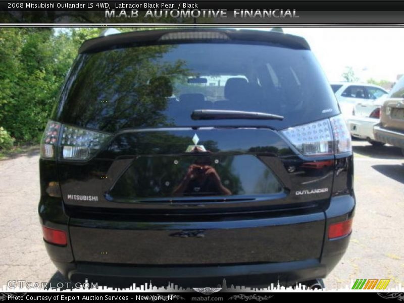 Labrador Black Pearl / Black 2008 Mitsubishi Outlander LS 4WD