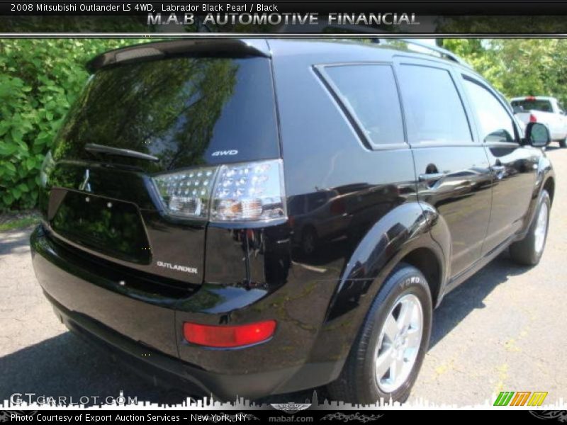 Labrador Black Pearl / Black 2008 Mitsubishi Outlander LS 4WD