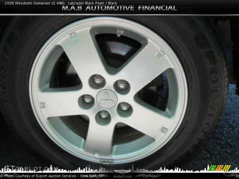 Labrador Black Pearl / Black 2008 Mitsubishi Outlander LS 4WD