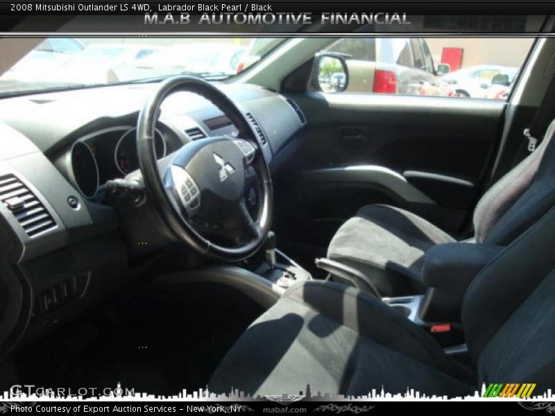 Labrador Black Pearl / Black 2008 Mitsubishi Outlander LS 4WD