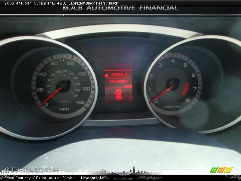 Labrador Black Pearl / Black 2008 Mitsubishi Outlander LS 4WD