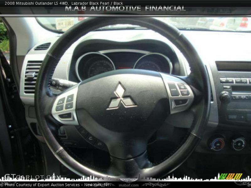 Labrador Black Pearl / Black 2008 Mitsubishi Outlander LS 4WD