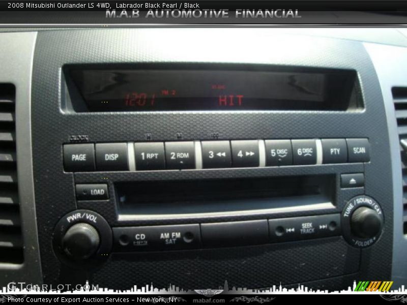 Labrador Black Pearl / Black 2008 Mitsubishi Outlander LS 4WD