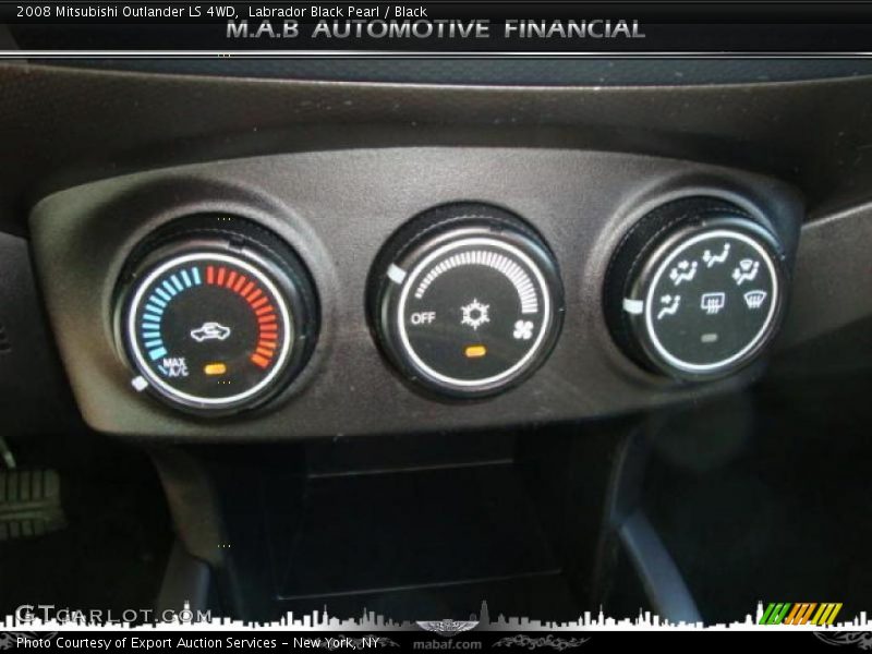 Labrador Black Pearl / Black 2008 Mitsubishi Outlander LS 4WD