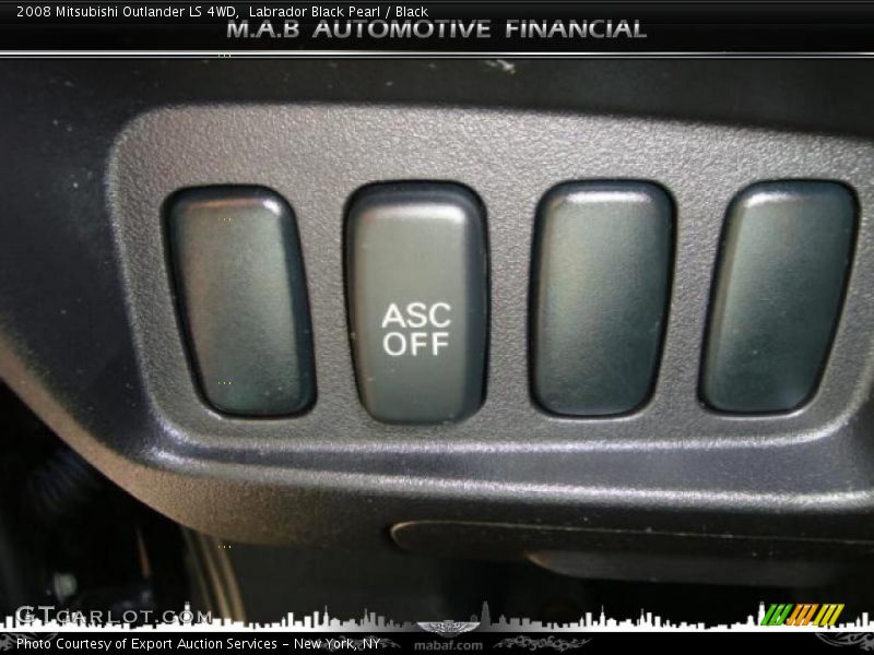 Labrador Black Pearl / Black 2008 Mitsubishi Outlander LS 4WD