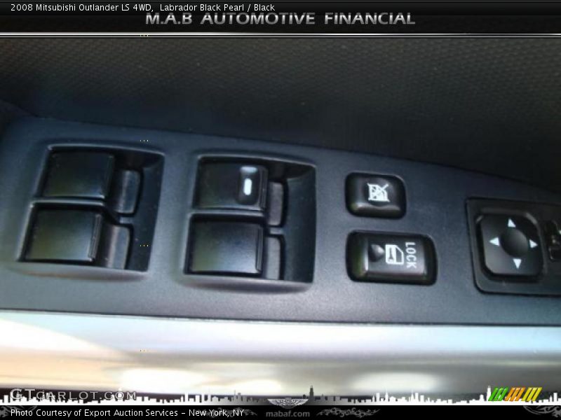 Labrador Black Pearl / Black 2008 Mitsubishi Outlander LS 4WD