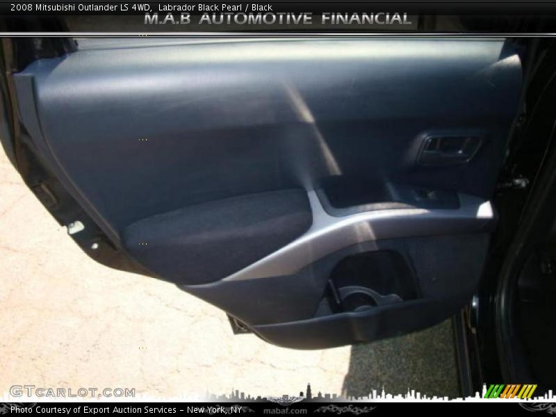 Labrador Black Pearl / Black 2008 Mitsubishi Outlander LS 4WD