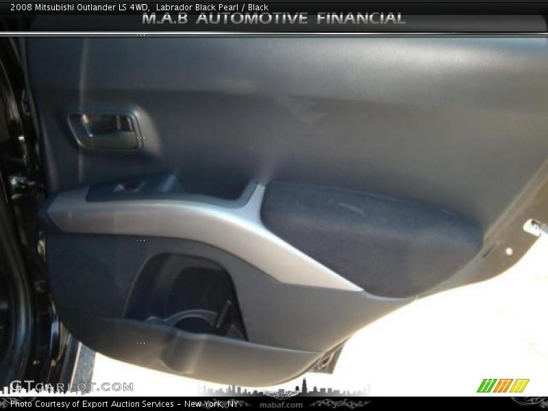 Labrador Black Pearl / Black 2008 Mitsubishi Outlander LS 4WD