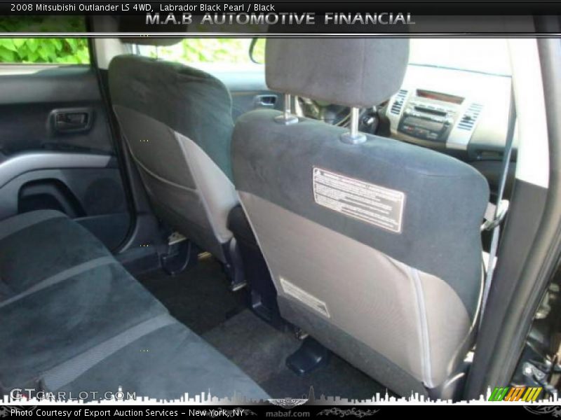 Labrador Black Pearl / Black 2008 Mitsubishi Outlander LS 4WD