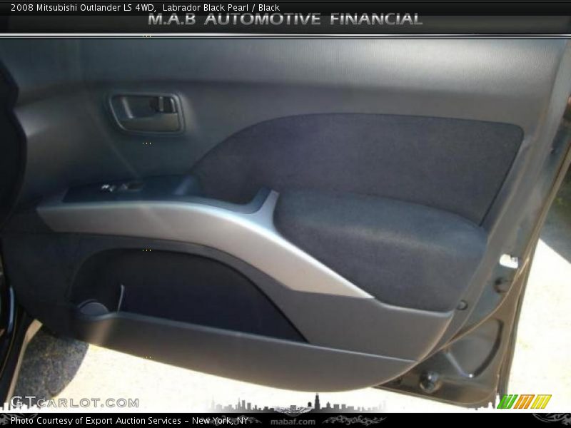 Labrador Black Pearl / Black 2008 Mitsubishi Outlander LS 4WD
