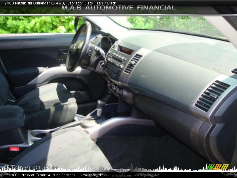 Labrador Black Pearl / Black 2008 Mitsubishi Outlander LS 4WD
