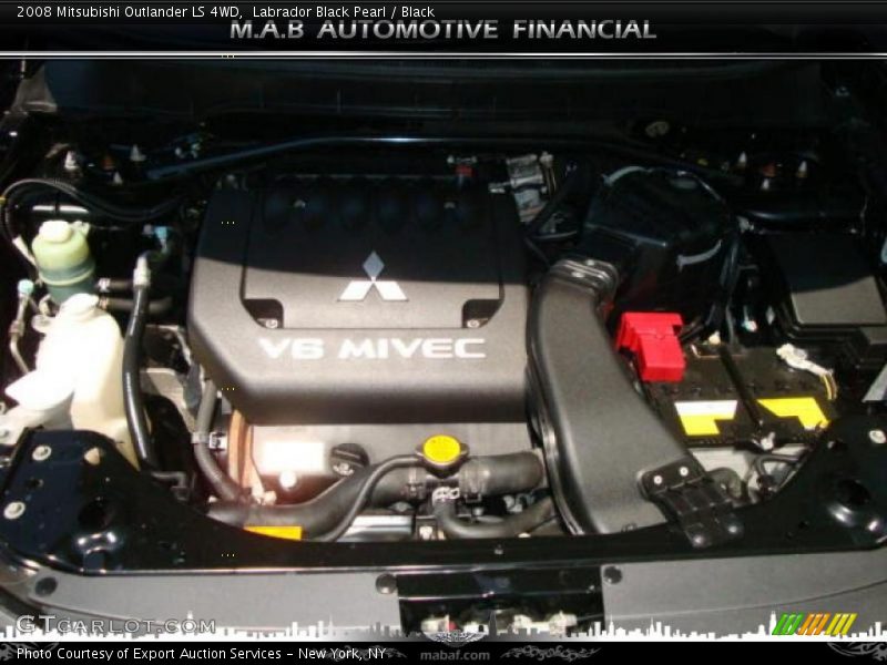 Labrador Black Pearl / Black 2008 Mitsubishi Outlander LS 4WD