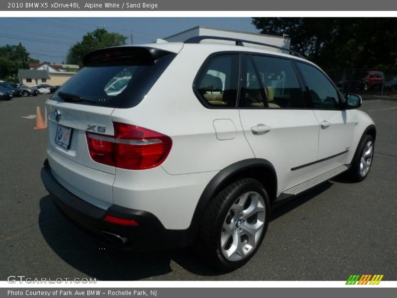 Alpine White / Sand Beige 2010 BMW X5 xDrive48i