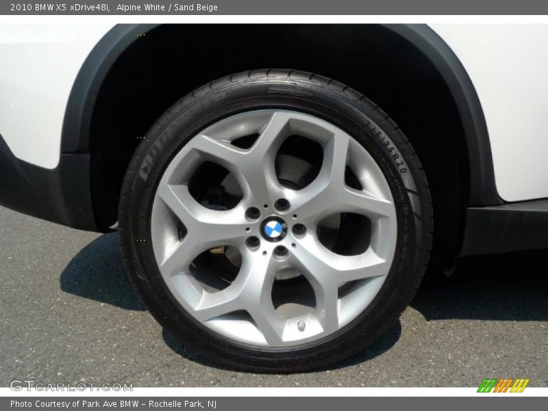 Alpine White / Sand Beige 2010 BMW X5 xDrive48i