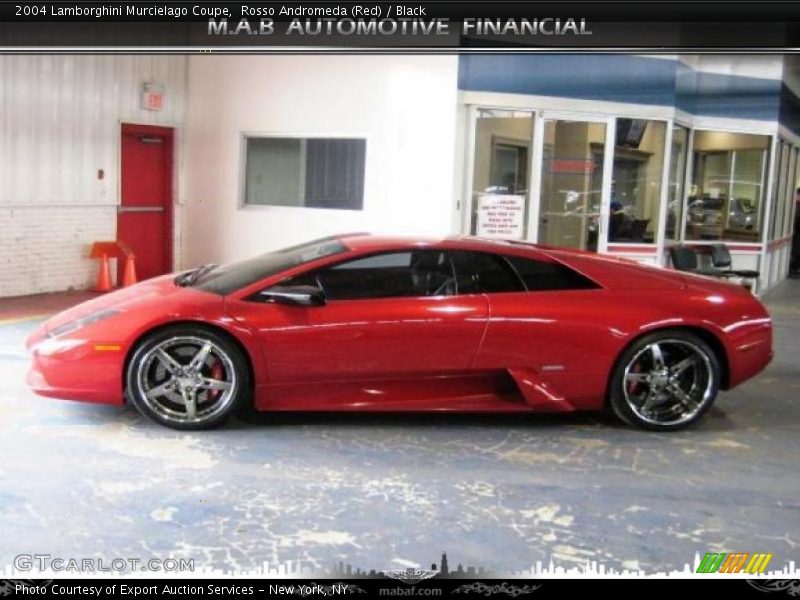 Rosso Andromeda (Red) / Black 2004 Lamborghini Murcielago Coupe