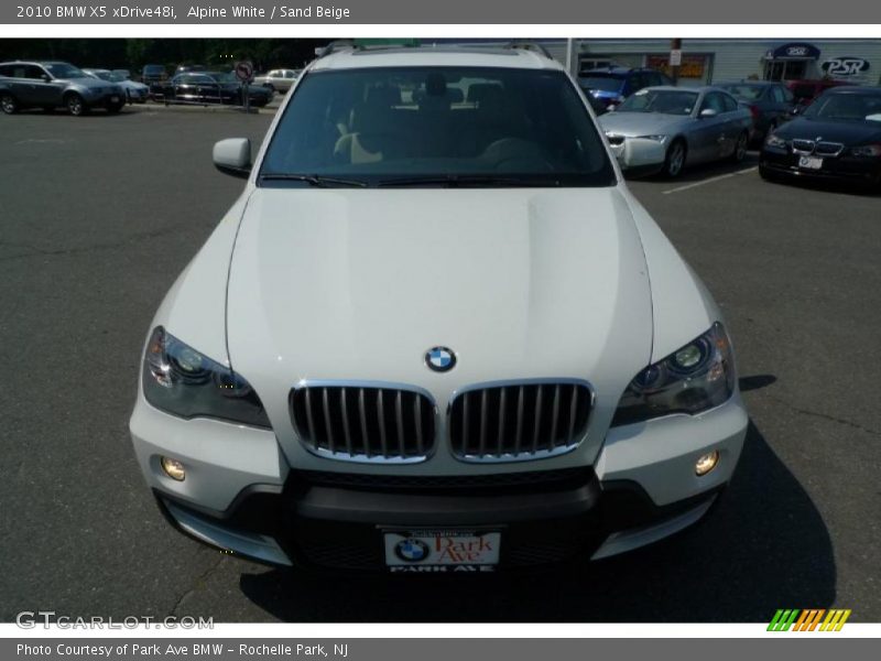 Alpine White / Sand Beige 2010 BMW X5 xDrive48i