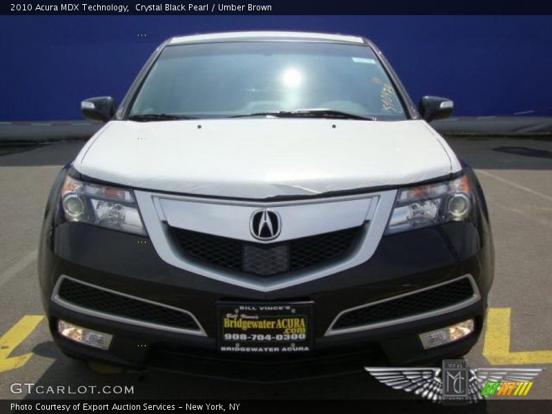 Crystal Black Pearl / Umber Brown 2010 Acura MDX Technology