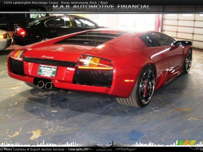 Rosso Andromeda (Red) / Black 2004 Lamborghini Murcielago Coupe