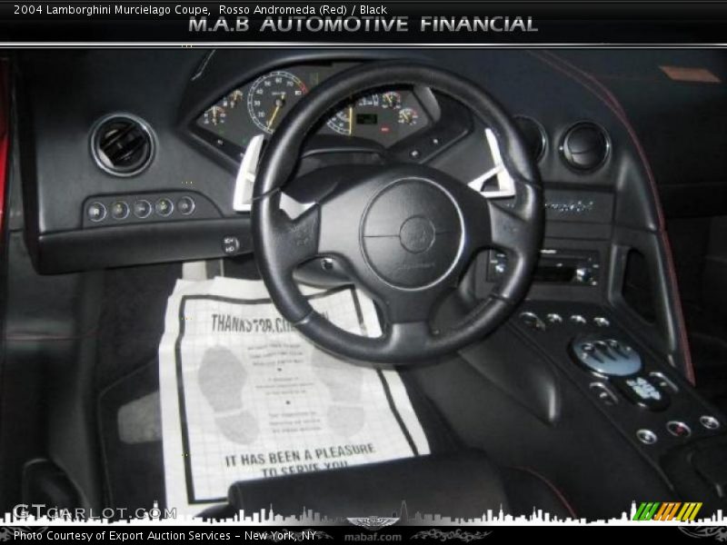 Rosso Andromeda (Red) / Black 2004 Lamborghini Murcielago Coupe