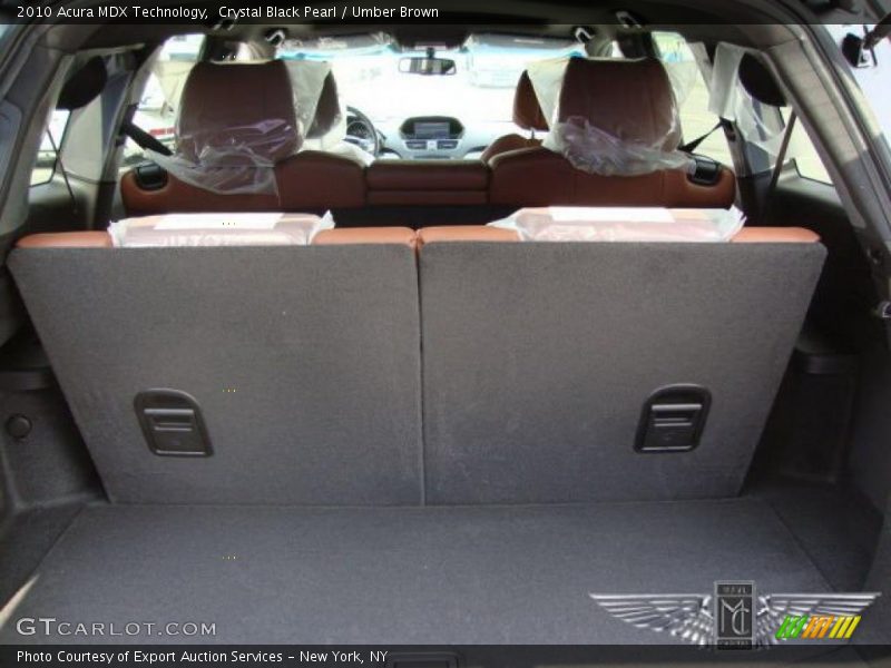 Crystal Black Pearl / Umber Brown 2010 Acura MDX Technology