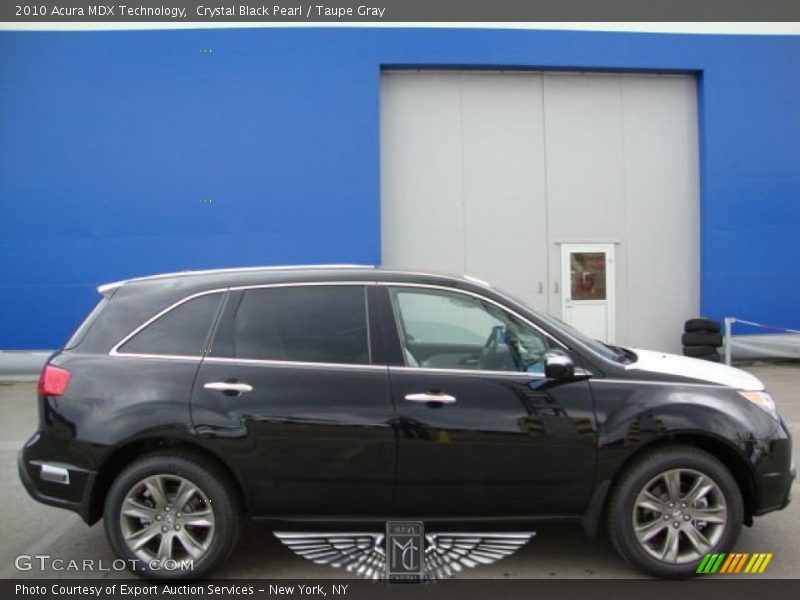 Crystal Black Pearl / Taupe Gray 2010 Acura MDX Technology