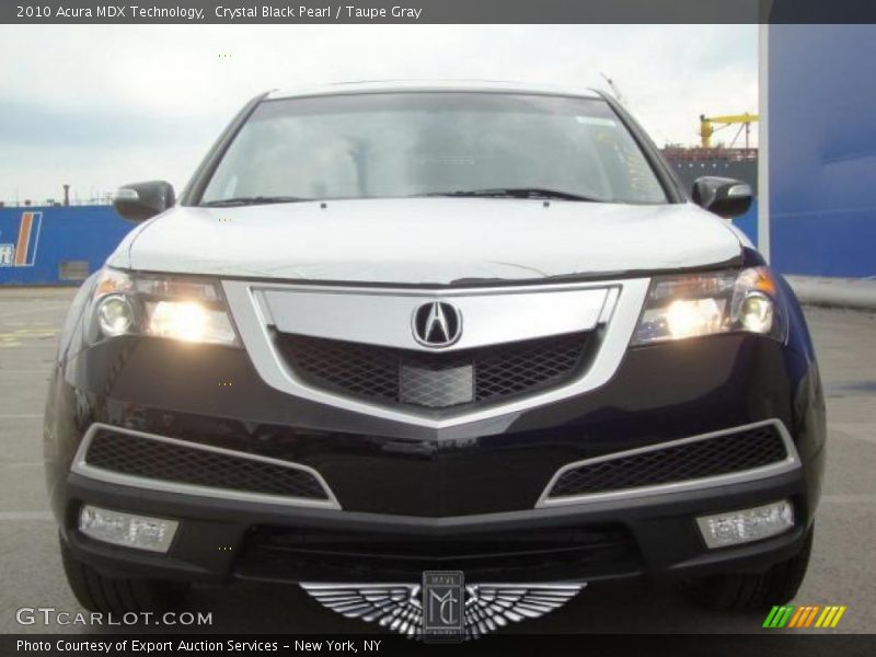 Crystal Black Pearl / Taupe Gray 2010 Acura MDX Technology