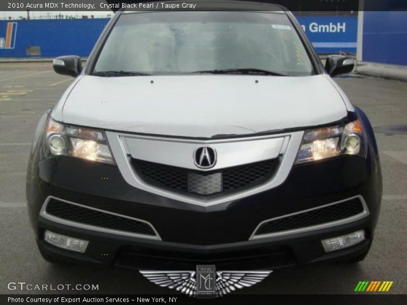 Crystal Black Pearl / Taupe Gray 2010 Acura MDX Technology