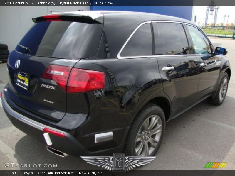 Crystal Black Pearl / Taupe Gray 2010 Acura MDX Technology
