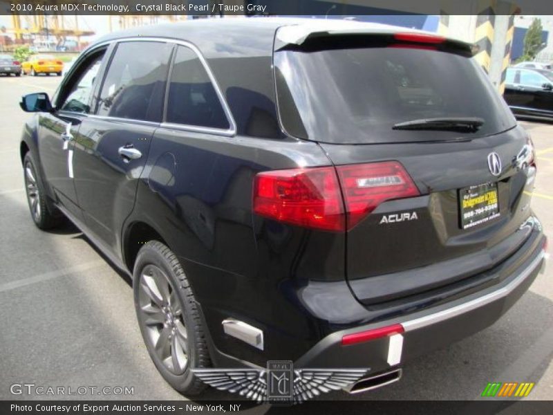 Crystal Black Pearl / Taupe Gray 2010 Acura MDX Technology