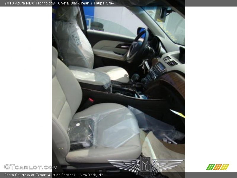 Crystal Black Pearl / Taupe Gray 2010 Acura MDX Technology