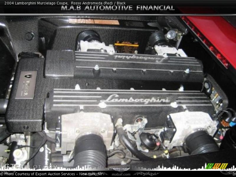 Rosso Andromeda (Red) / Black 2004 Lamborghini Murcielago Coupe
