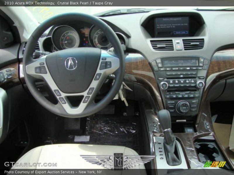 Crystal Black Pearl / Taupe Gray 2010 Acura MDX Technology