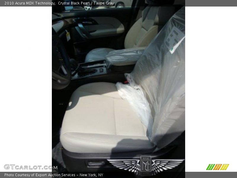 Crystal Black Pearl / Taupe Gray 2010 Acura MDX Technology