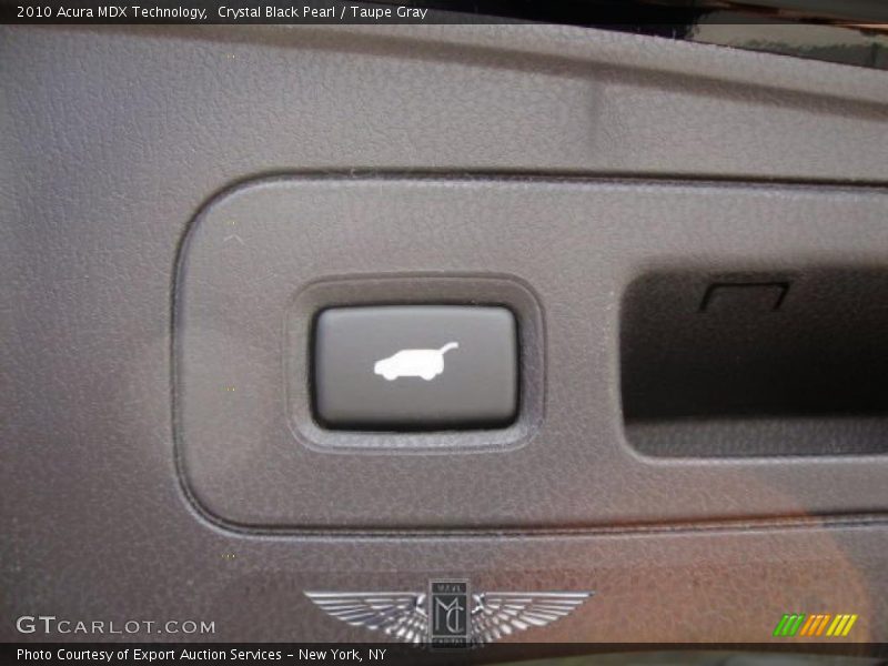 Crystal Black Pearl / Taupe Gray 2010 Acura MDX Technology