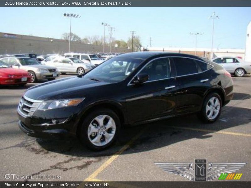 Crystal Black Pearl / Black 2010 Honda Accord Crosstour EX-L 4WD