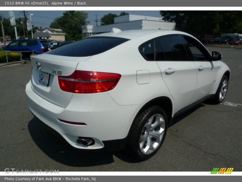 Alpine White / Black 2010 BMW X6 xDrive35i