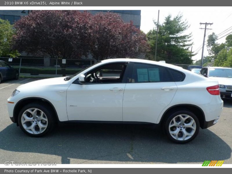 Alpine White / Black 2010 BMW X6 xDrive35i