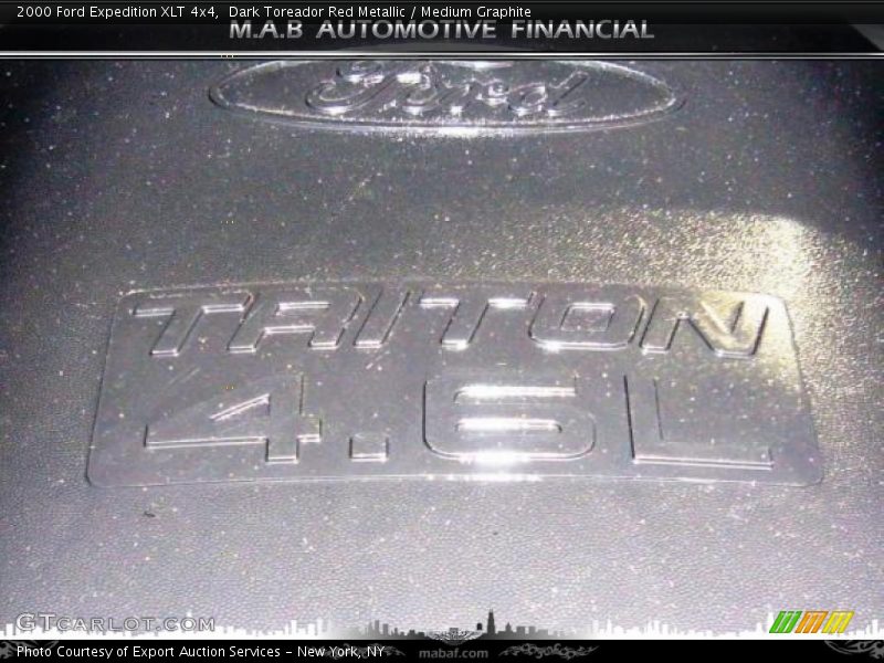 Dark Toreador Red Metallic / Medium Graphite 2000 Ford Expedition XLT 4x4