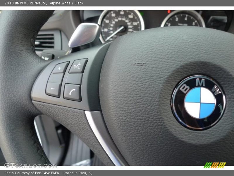 Alpine White / Black 2010 BMW X6 xDrive35i